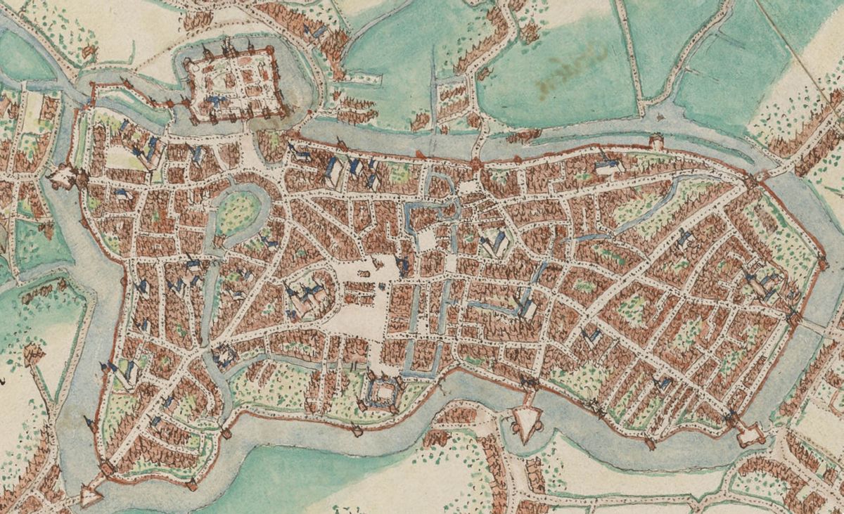 Plan Deventer de Lille, 1572 (détail)