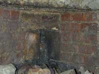 Lille, porte Saint-Pierre : embrasure de tir ouverte vers la ville