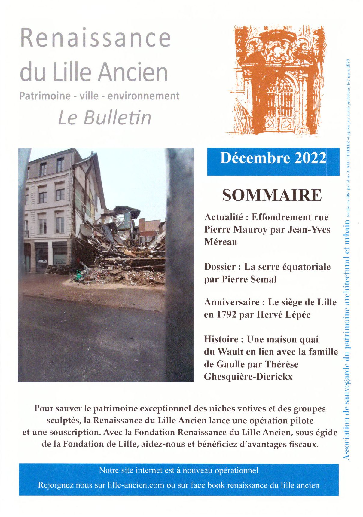 Couverture du bulletin RLA de décembre 2022